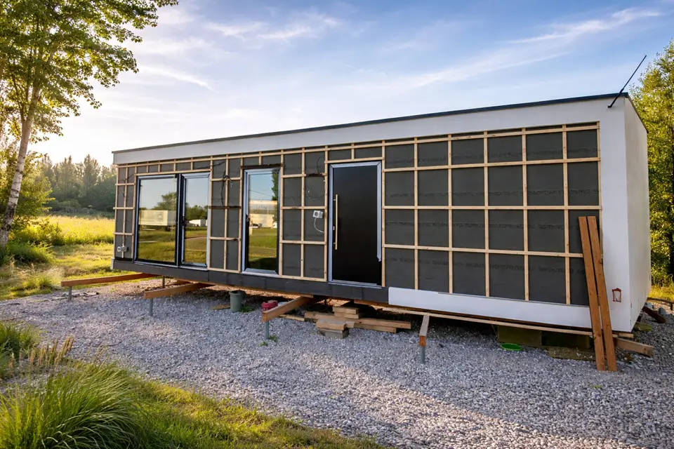 Modulový dom príprava